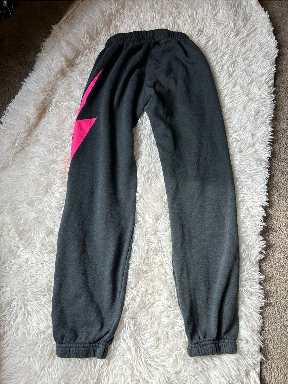 Aviator nation Grey with Pink Accent Sweatpants jogger size xs - Picture 3 of 11